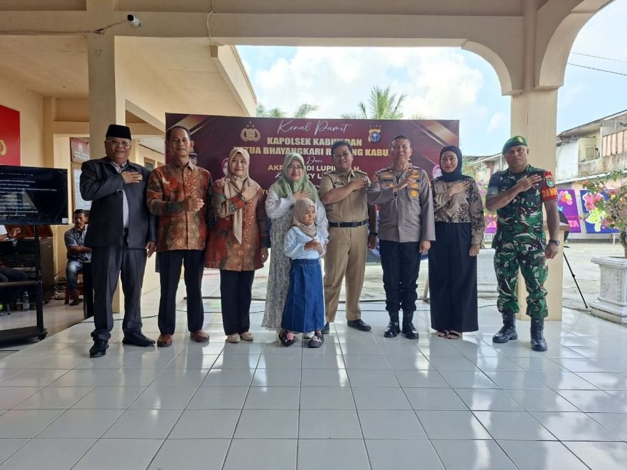 Hadiri Kenal Pamit Kapolsek Kabun, Danpos Koramil 08/TDN Perkuat Sinegritas TNI-POLRI