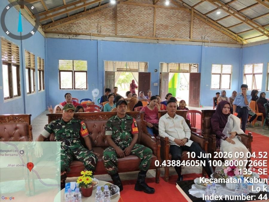 Hadiri Pelepasan Siswa SMP Bina Prestasi, Anggota Koramil 08/TDN Beri Motivasi