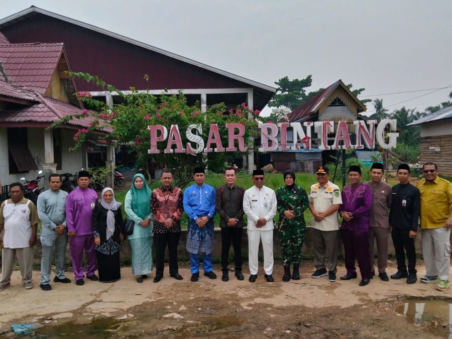 Harga Ayam Melonjak, Kodim Rohil dan TPID Sidak Pasar Bagansiapiapi