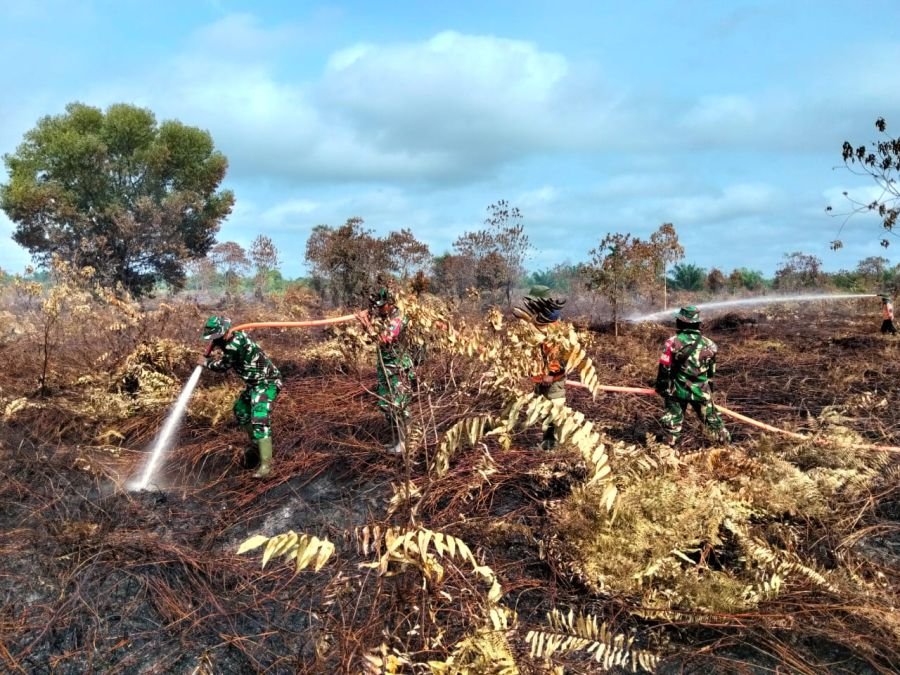 Hari Kelima Penanggulangan Karhutla di Pematang Pudu, Operasi Tetap Berlanjut Meski Beragam Kendala