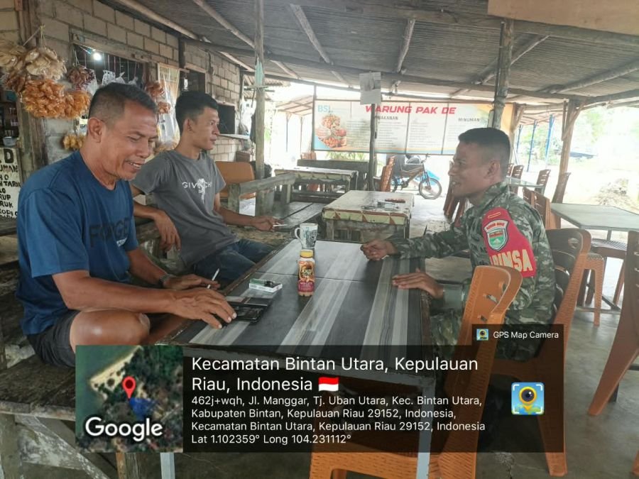 hari Senin, 19 Oktober 2026, Babinsa Kelurahan Tanjung Uban Utara Kopda Ridiansyah.