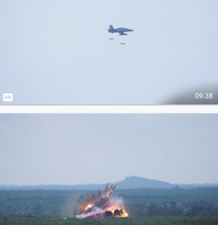 Hawk dan F-16 Sukses Gempur Sasaran