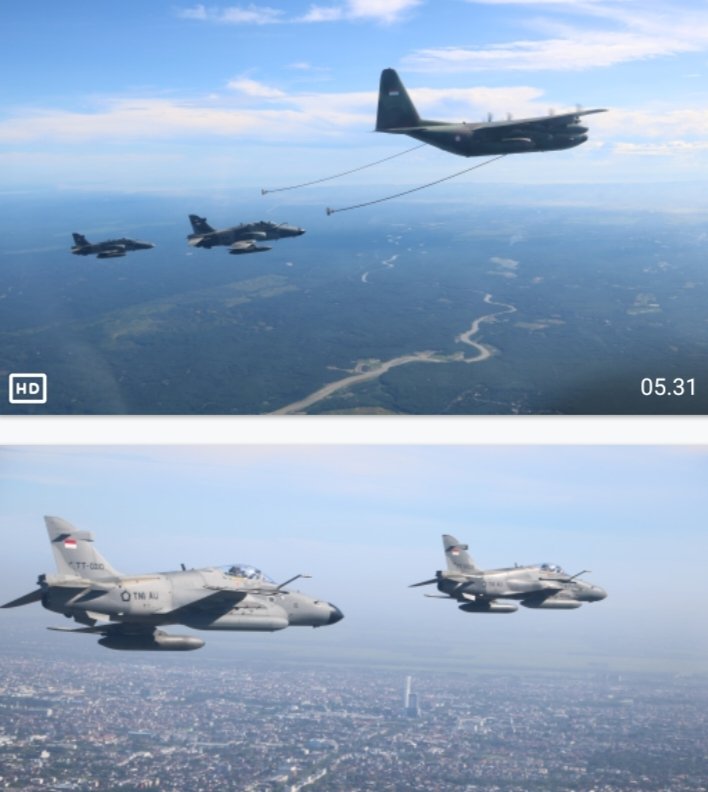 Hawk Skadron Udara 12 Sukses Jalani Latihan Air To Air Refueling dan Gaungkan Semangat Dirgantara 