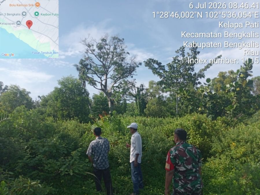 Himbauan Babinsa Kepada Masyarakat Agar Menjaga Hutan Dari Kebakaran adalah Tanggung Jawab Bersama