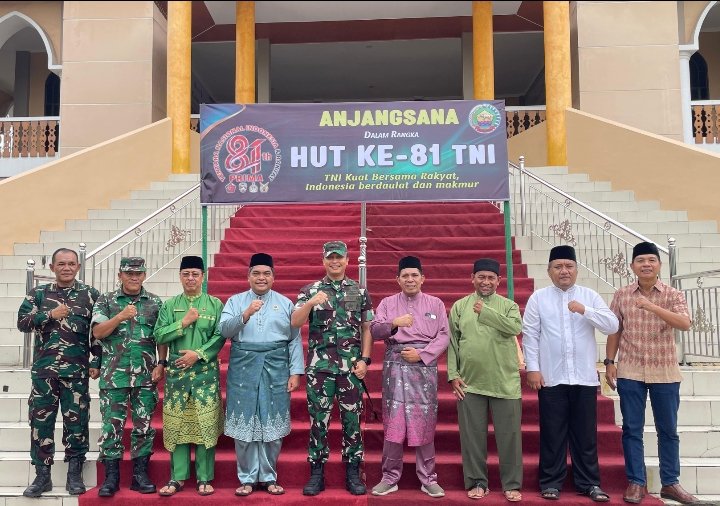 HUT ke-81 TNI, Dandim 0303/Bengkalis Tegaskan Pentingnya Sinergi dengan LAMR Bengkalis