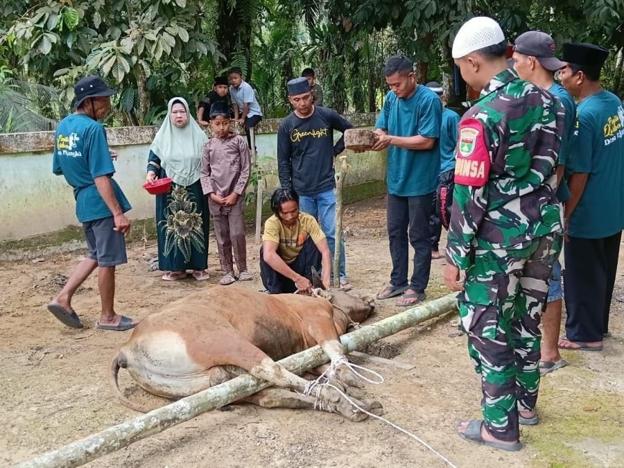 Idul Adha 1447 H, Praka Muchamad Khairudin Kawal Penyembelihan Qurban Kuala Gading