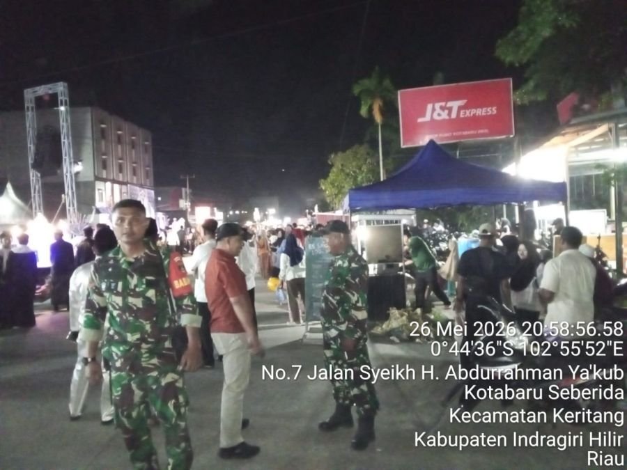 Idul Adha 2026: Babinsa Koramil 09/Kemuning Hadir, Pastikan Pawai Takbir Berjalan Lancar