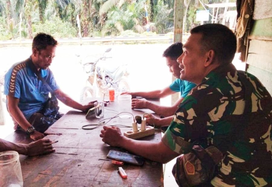 Imbau Warga Tak Terprovokasi Berita Hoak, Koptu Alesman Melaksanakan Komsos