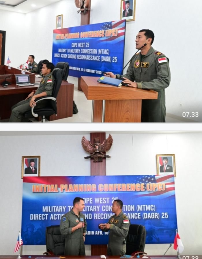 Initial Planning Conference Menjadi Pembuka Rangkaian Latihan Cope West 25 di Lanud Roesmin Nurjadin