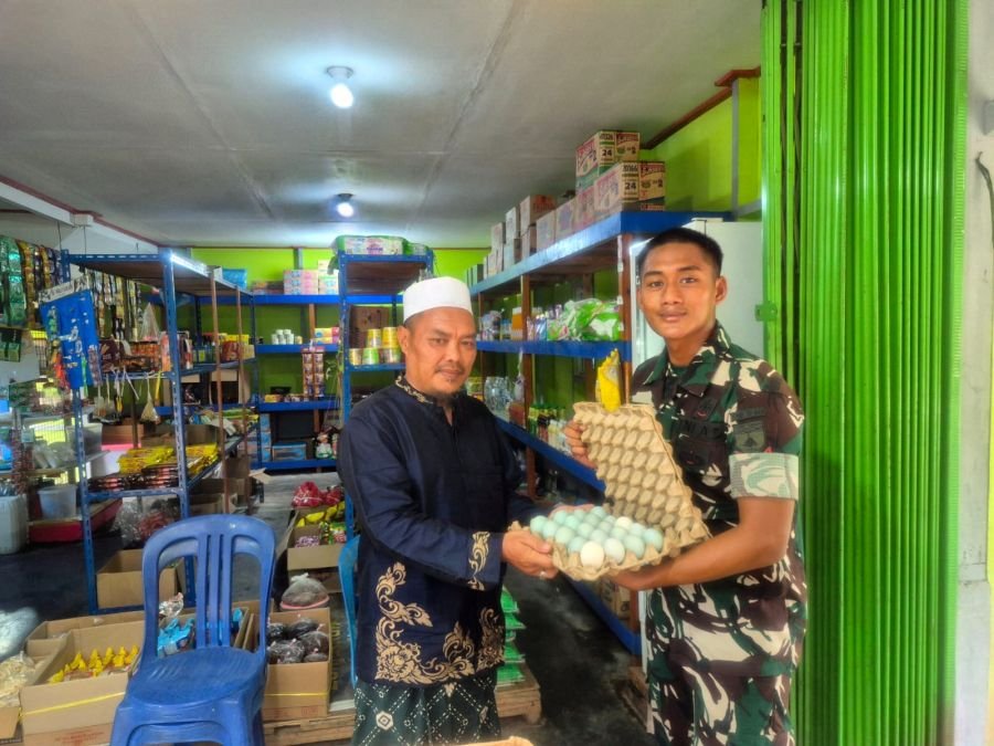 Inovasi Kompi Peternakan Yonif 849/Beladau Sakti Dongkrak Ketahanan Pangan Lingga