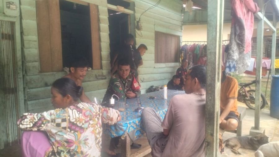 Jaga Hubungan Baik, Babinsa Rutin Komsos Dengan Warga Binaan