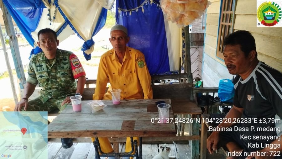 Jaga Kelestarian Alam dan Cegah Karhutla, Babinsa Perkuat Komsos di Pulau Medang