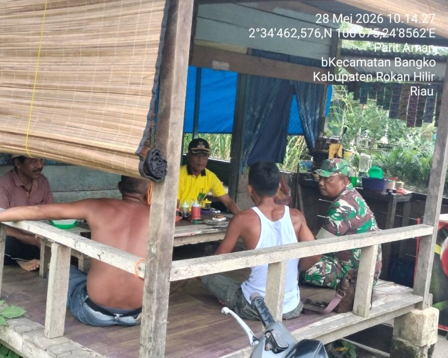 Jaga Kesehatan Warga Binaan, Babinsa Koramil 0321-01/Bangko Edukasi Batasan Konsumsi Daging