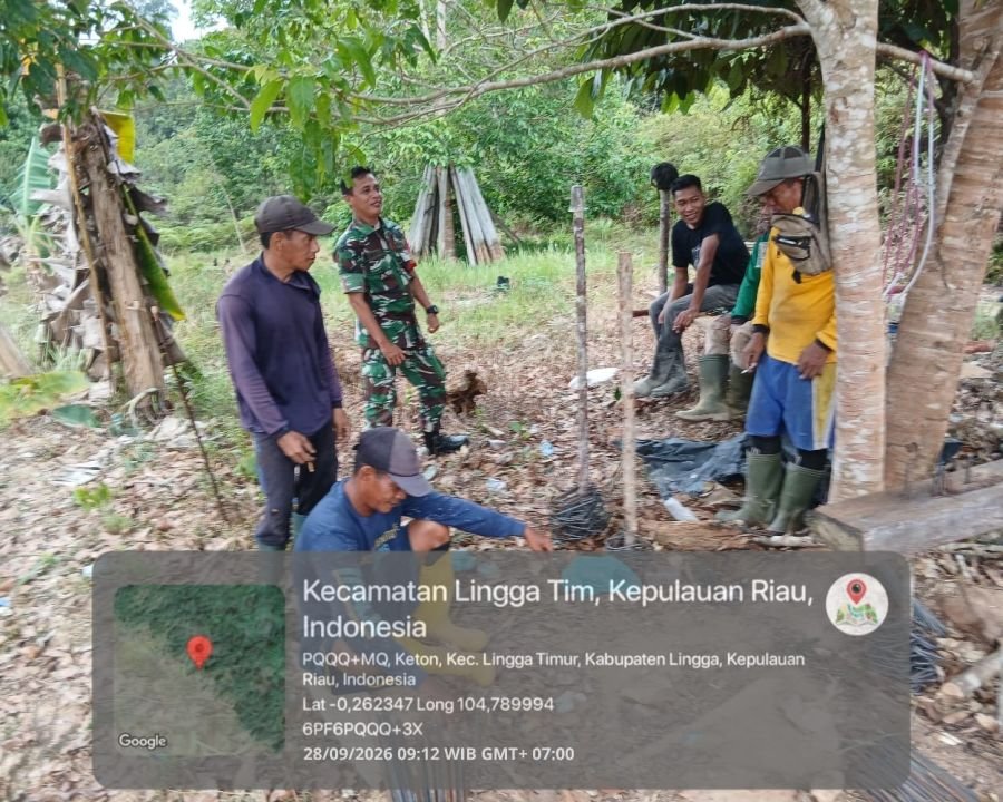 Jaga Kondusivitas Wilayah, Babinsa Koramil 05/Daik Ajak Warga Tingkatkan Kewaspadaan dan Toleransi