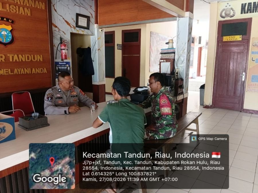 Jaga Kondusivitas Wilayah, Babinsa Koramil 08/Tdn dan Polsek Pererat Sinergitas Bersama Masyarakat