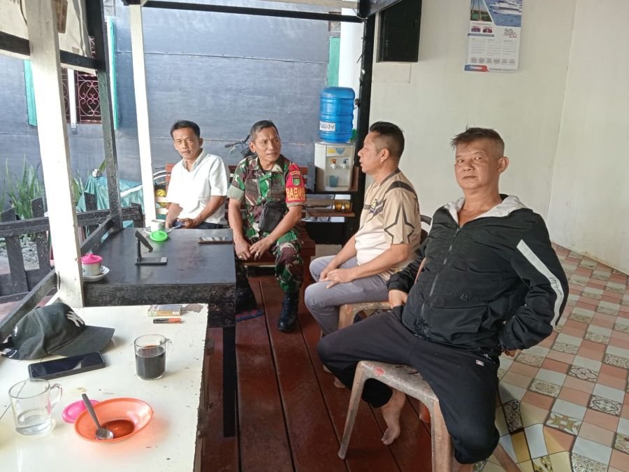 Jaga Persatuan di Tengah Keberagaman, Serka A. Harianja Sosialisasikan Toleransi di Selatpanjang Bar