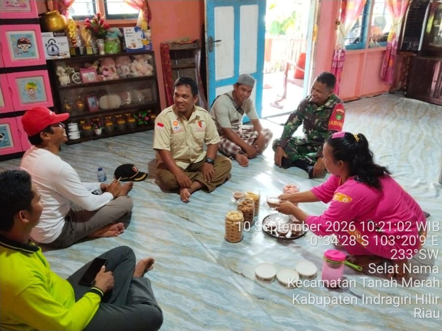 Jaga Silaturahmi, Babinsa Selat Nama Rutin Temui Warga Binaan