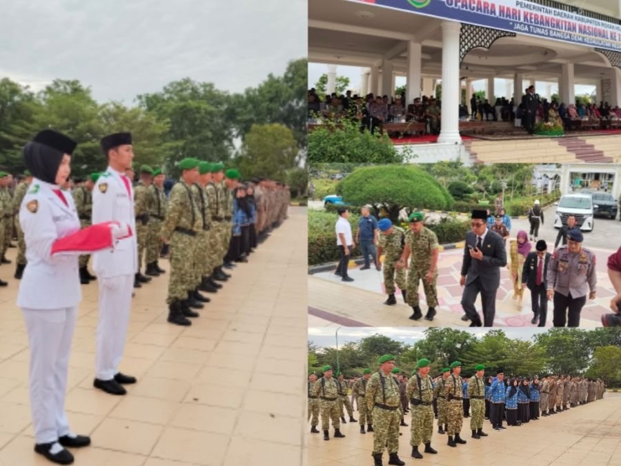 Jaga Tunas Bangsa Demi Kedaulatan Negara, Pemkab Rohil Gelar Upacara Harkitnas Ke-118