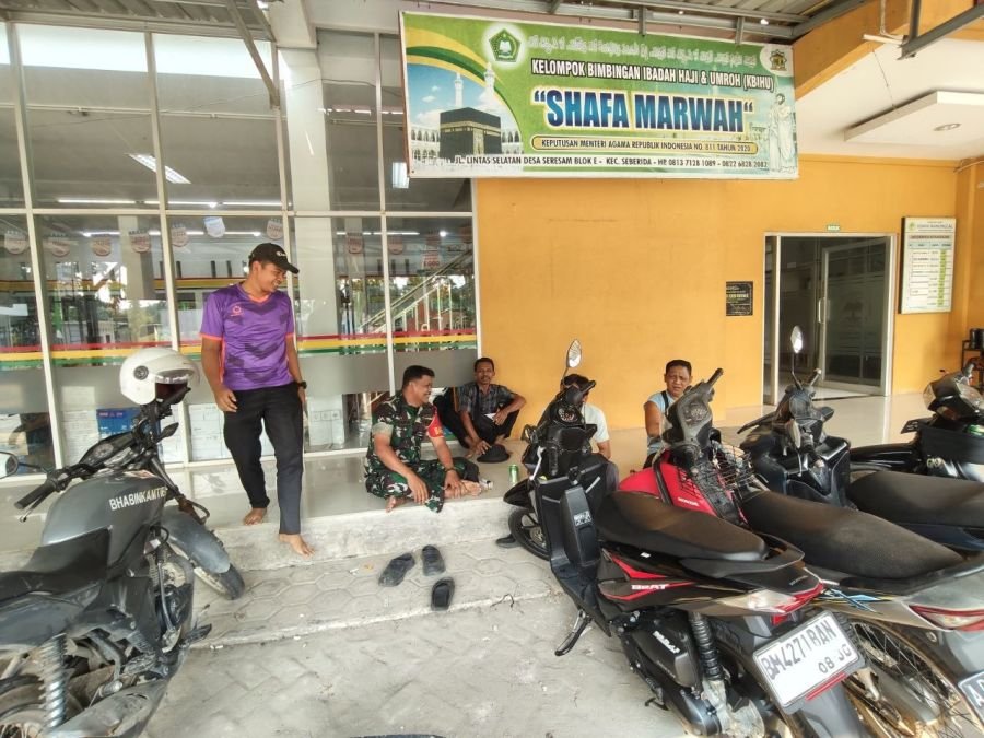 Jalin Keakraban, Koptu Wawan Rianto Gelar Komsos Bersama Warga Seresam