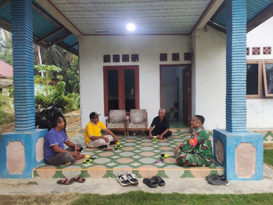 *Jalin Silaturahmi Bersama Warga Binaan, Babinsa Koramil 05/KK Laksanakan Komsos*