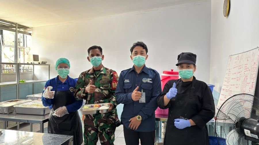 Jamin Kualitas dan Keamanan, Babinsa Tangkerang Barat Sidak dan Monitoring Dapur MBG