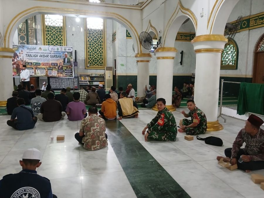 Jelang Idul Adha, Danramil Senapelan Hadiri Pelatihan Juleha di Masjid Raya Pekanbaru