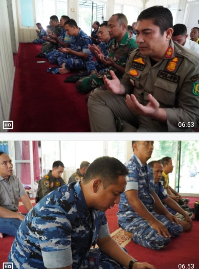 Jelang Latihan Air to Air Refueling, Skadron Udara 12 Gelar Doa Bersama di Lanud Soewondo Medan