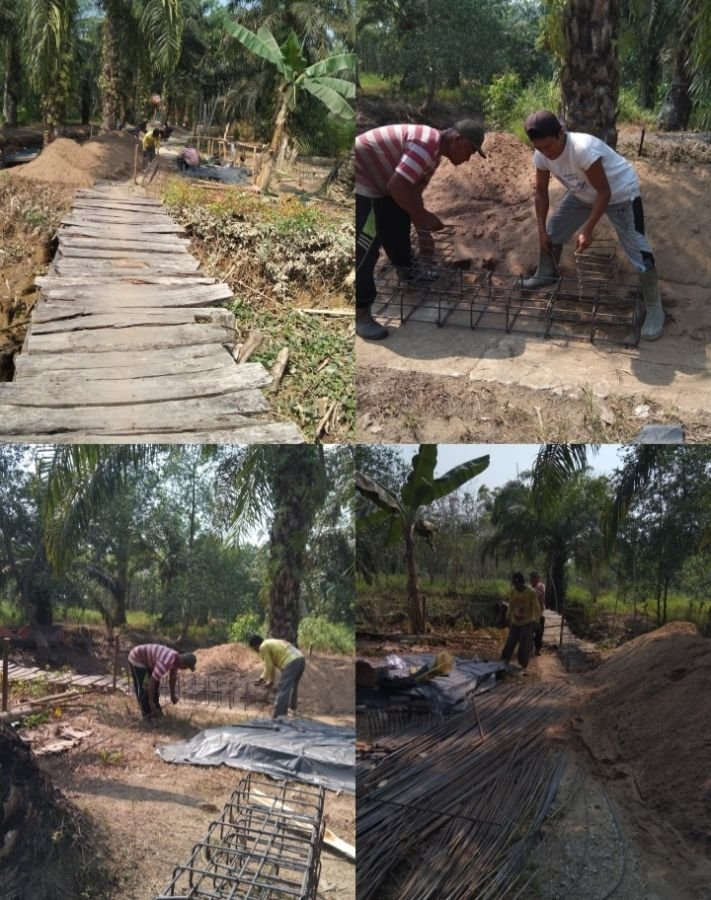 Jembatan Beton Tajung Sari Mulai Dibangun, Progres Capai 9,35 Persen