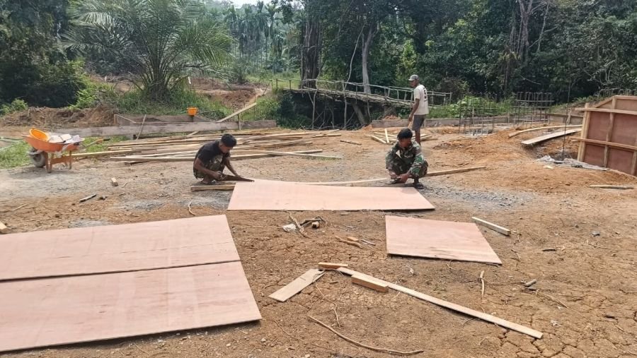 Jembatan Gantung Garuda Tahap V Capai 39,30 Persen, Akses Tiga Desa Mulai