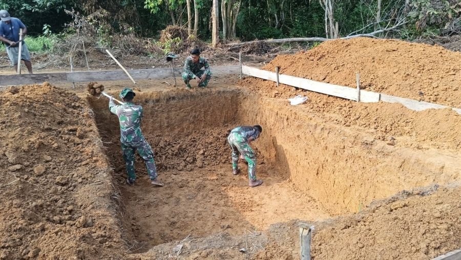 Jembatan Gantung Garuda Tahap V Terus Dikebut di Rakit Kulim
