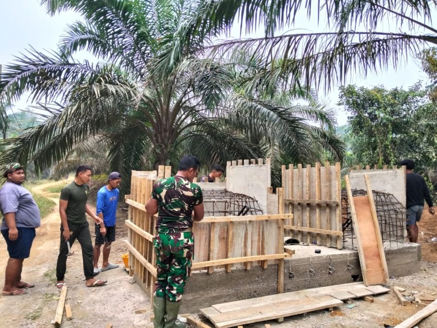 Jembatan Gantung Talang Pring Jaya Masuk Tahap Pembuatan Mal Angkur