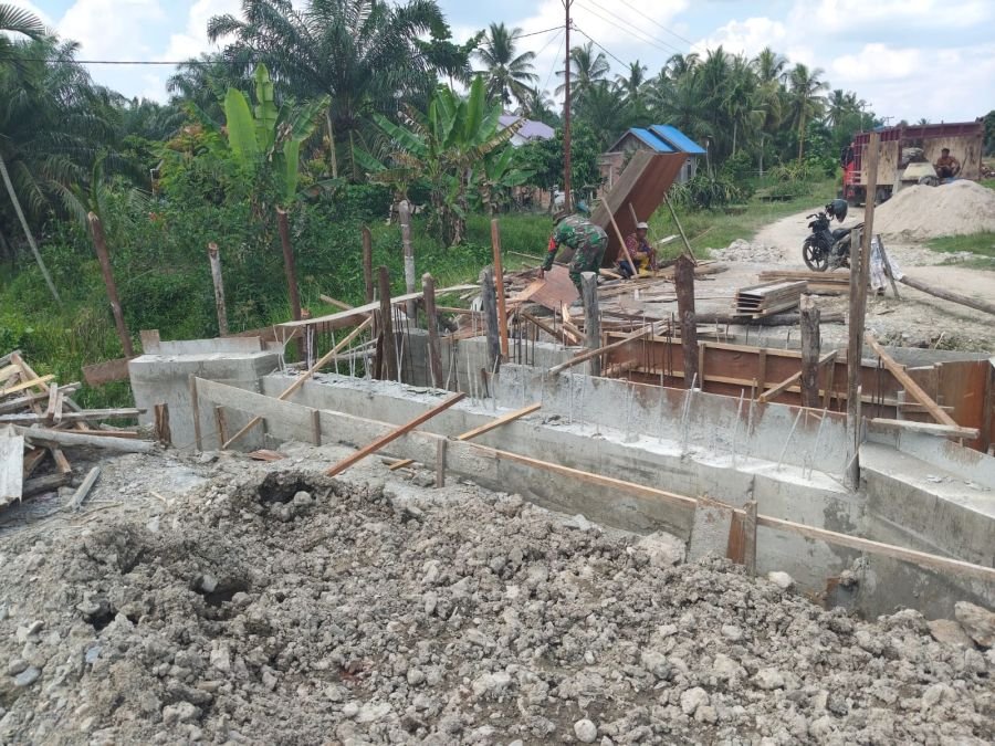 Jembatan Garuda Capai 39 Persen, Perakitan Balok Tiang Berlanjut