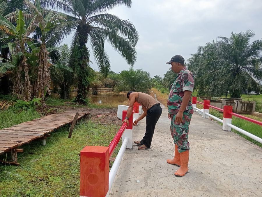 Jembatan Garuda di Pekaitan Selesai Ditarget, Akses Warga Kini Lancar