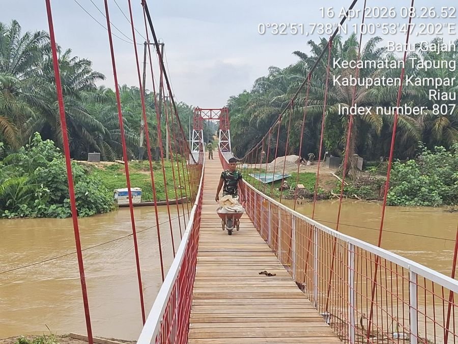 Jembatan Garuda, Jembatan Asa Setinggi 75 Meter yang Memangkas Jarak 100 Kilometer Mulai nyata