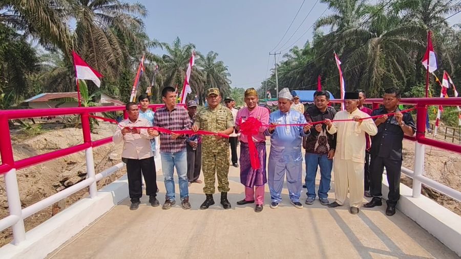 Jembatan Garuda Merah Putih Diresmikan, Akses Warga Sungai Gondang Makin Terbuka