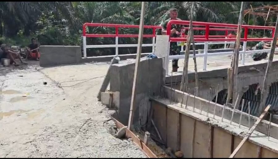 Jembatan Garuda Minas Barat Tembus 89,1 Persen, Segera Hubungkan Dua RT