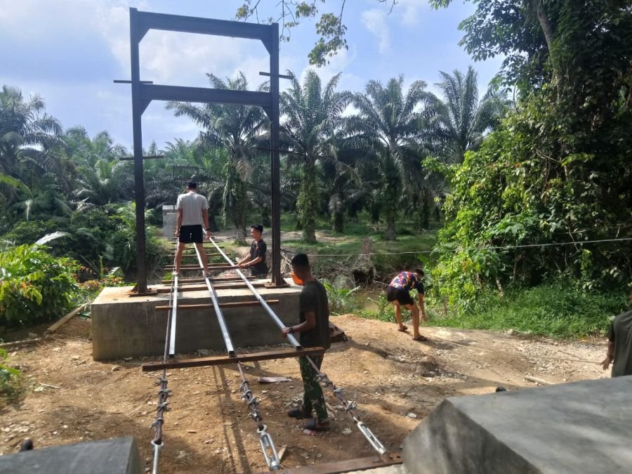 Jembatan Garuda Tahap III Masuki Tahap Pengelasan dan Pemasangan Hanger