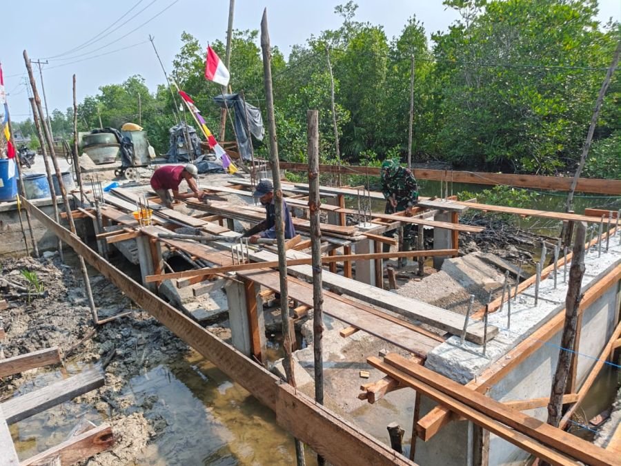 Jembatan Garuda Terus Bergulir, Pekerjaan Girder Jadi Langkah Baru Menuju Harapan Warga