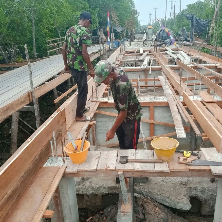 Jembatan Garuda Terus Berproses, Pemasangan Mal Lantai Jadi Tahapan Baru Penghubung Semukut-Batang M