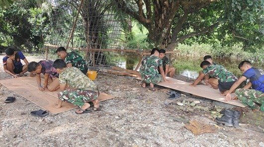 Jembatan Harapan untuk Warga, Kodim 0301/Pekanbaru Terus Kebut Pengerjaan