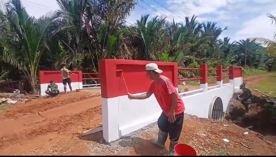 Jembatan Sungai Mata I Masuk Tahap Penyempurnaan Fisik