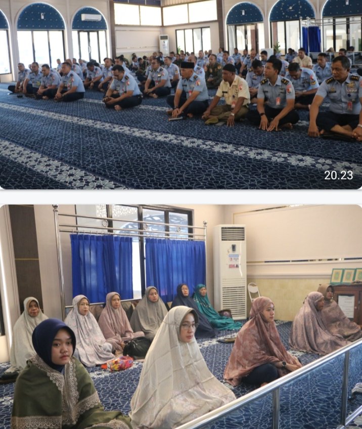 Kabintalid Lanud RSN:Jadikan Masjid Sebagai Sumber Kegiatan dan Titik Awal Perubahan Diri