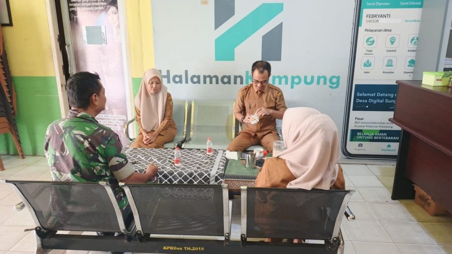 Kampar Kiri Hilir – Demi mewujudkan wilayah yang aman dan kondusif Babinsa Koramil 05/KK Kodim 0313/