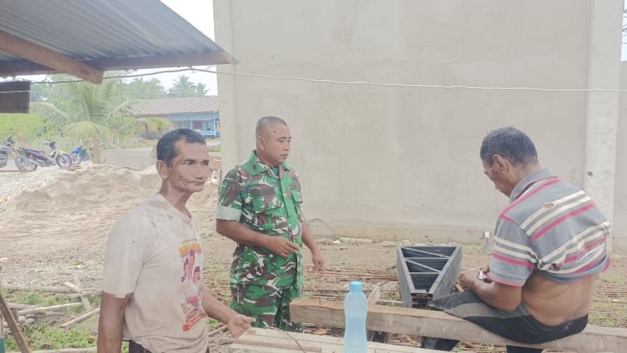 Kampung Pancasila Jadi Ruang Kebersamaan, Babinsa Merbau Perkuat Nilai Persatuan Bersama Warga