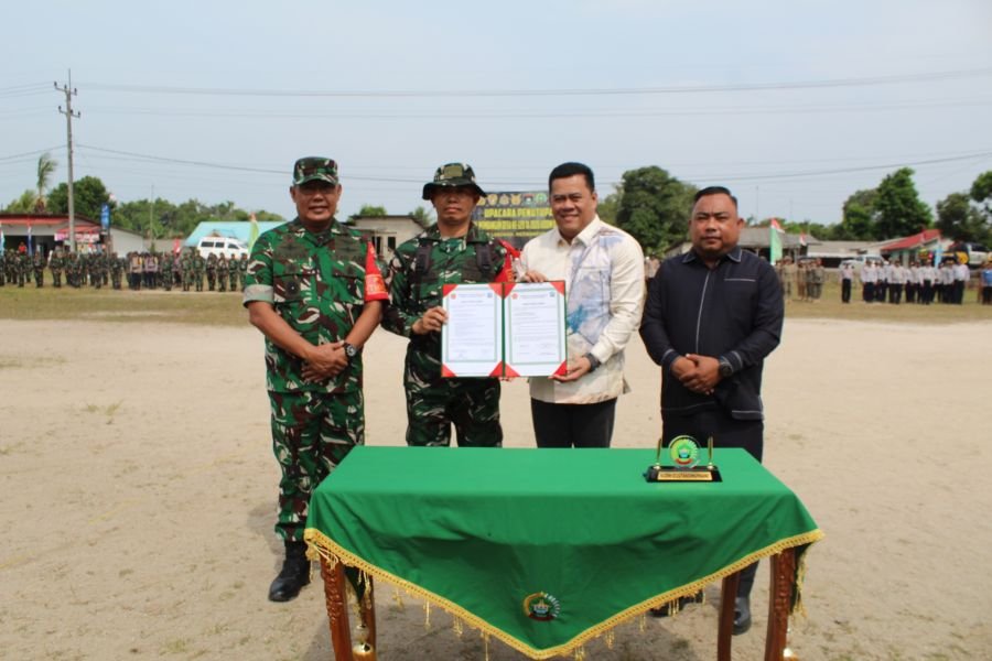 Kapoksahli Kodam XIX/TT Pimpin Upacara Penutupan TMMD ke-129 di Bintan, Wujudkan Kemanunggalan TNI d