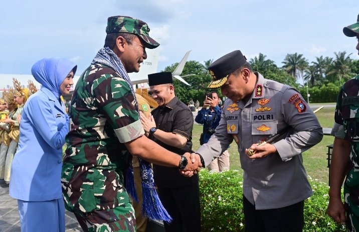 Kasau Tinjau Pembangunan Infrastruktur Rafale di Lanud RSN