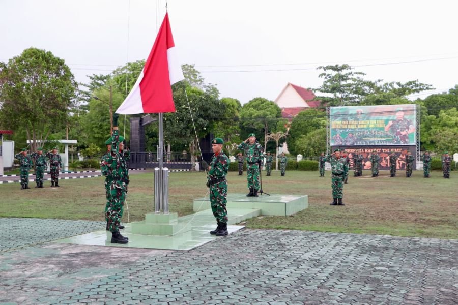 Kasdim 0317/TBK Pimpin Upacara, Disiplin Prajurit Ditekankan