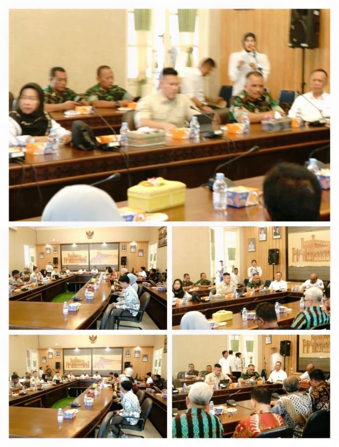 KASDIM 0322/SIAK HADIRI AUDENSI KOMSOS PHR: SINERGI PULIHKAN 250 LOKASI TTM WILAYAH KERJA ROKAN