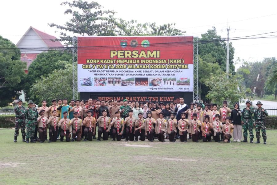 Kasdim Kodim 0317 Buka Persami KKRI, Siapkan Pemimpin Muda Tangguh