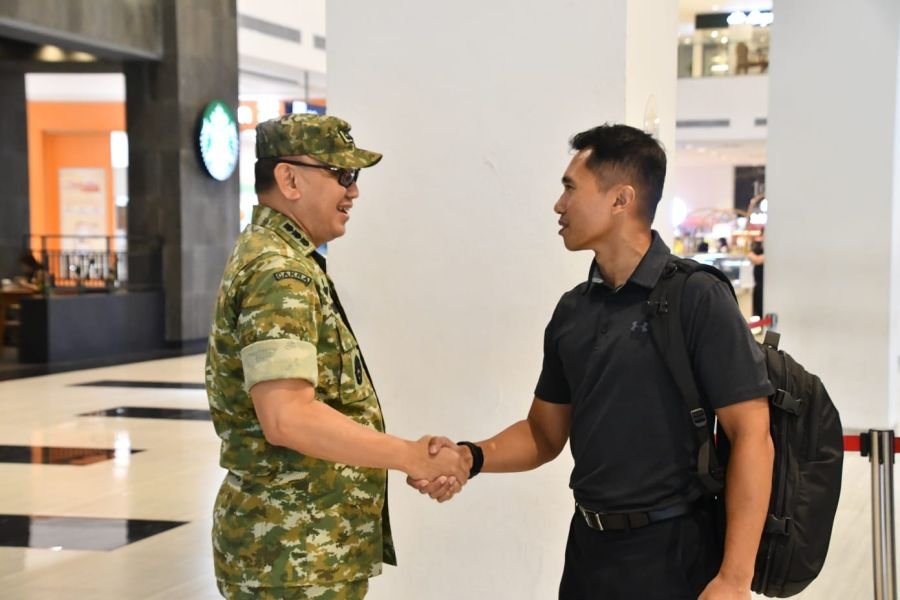 Kasrem 033/WP Sambut Delegasi 2nd PDF di Harbour Bay Batam.